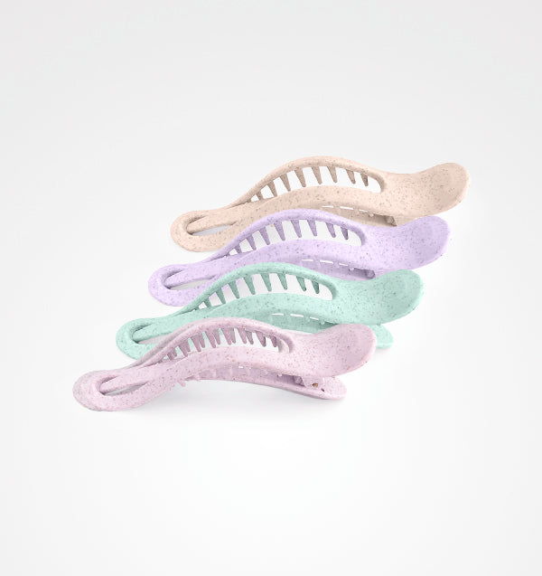 Pastel Sectioning Hair Clips - 4 Pack – Kreative Salon Supplies Trade